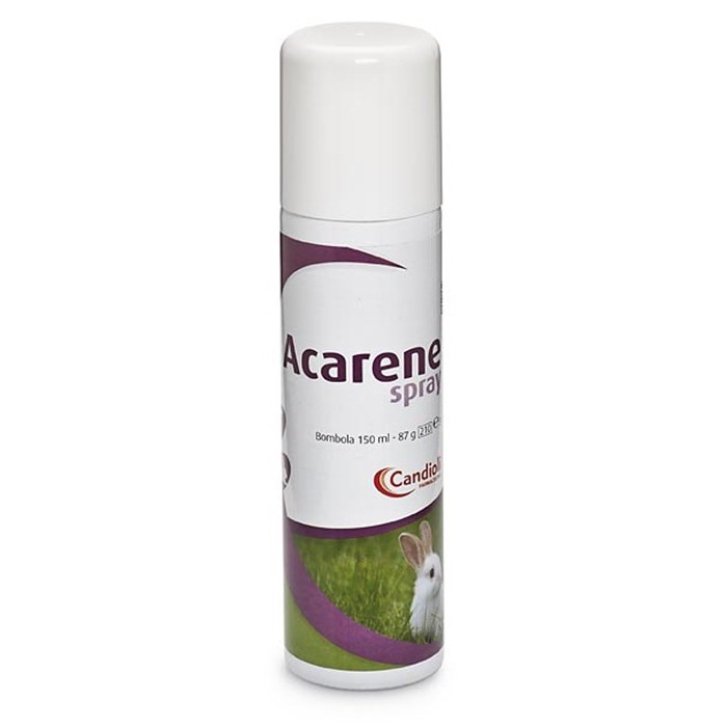 Acarene Spray Trattamento Antiparassitario per Uccelli e Conigli 150 ml - CandiolI Ist.Profil.E Farm.SpA Acarene Spray Trattamento Antiparassitario per Uccelli e Conigli 150 ml - CandiolI Ist.Profil.E Farm.SpA