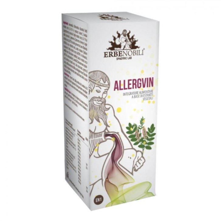 Allergvin Integratore per Allergie con Piante Officinali e Omega 3 60 Compresse - Erbenobili