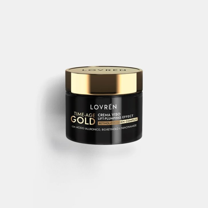 Lovren Crema Viso Time-Age Gold Effetto Lift e Rimpolpante 30 Ml - Lovrén