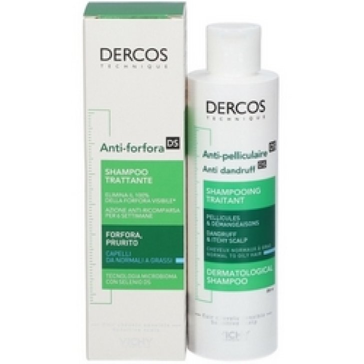 Dercos Shampoo Trattante Antiforfora Capelli Grassi 200ml - Vichy