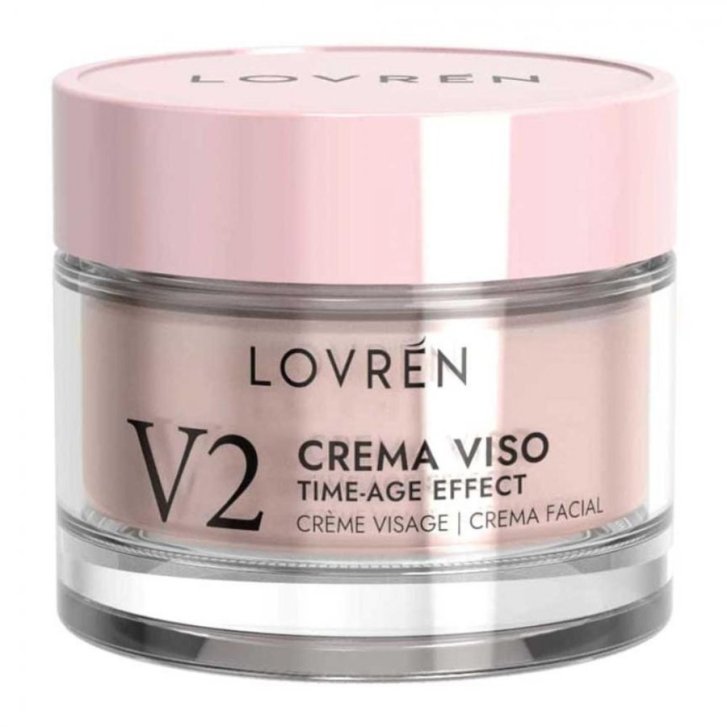 Lovren V2 Crema Viso Time Age Effect Anti-Età con Acido Ialuronico e Cellule Staminali 30 ml - Lovren Essential