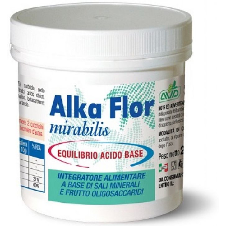 Alka Flor New Mirabilis Integratore Anti Acido e Alcalinizzante 200 g - ALKA FLOR Alka Flor New Mirabilis Integratore Anti Acido e Alcalinizzante 200 g - ALKA FLOR