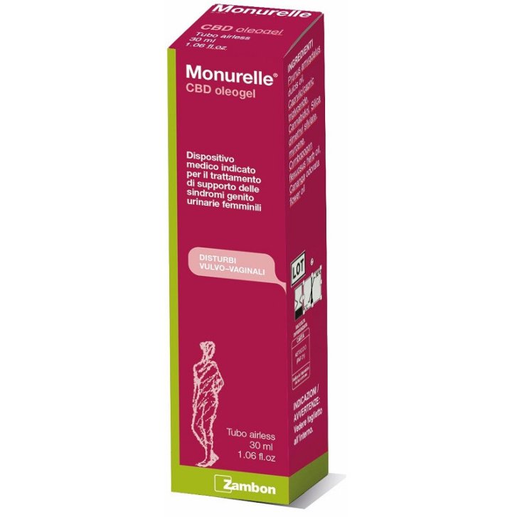 Monurelle Cbd Oleogel Dispositivo Medico per Sintomi Genitourinari 30ml - Zambon Italia Monurelle Cbd Oleogel Dispositivo Medico per Sintomi Genitourinari 30ml - Zambon Italia
