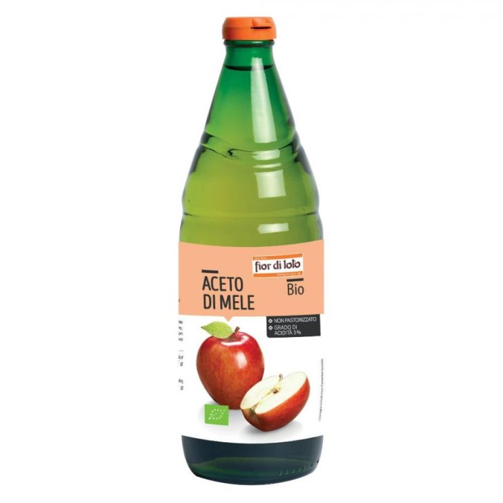 Aceto di Mele Non Pastorizzato Biologico 750 ml - Fior di Loto