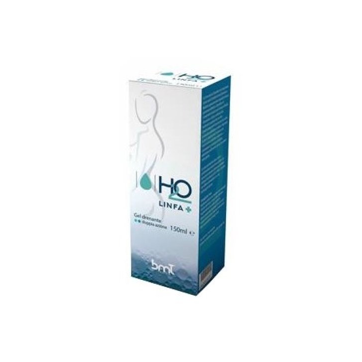 H2o Linfa+ Gel Drenante per Edema Linfatico e Cellulite 150ml - Bmt Pharma