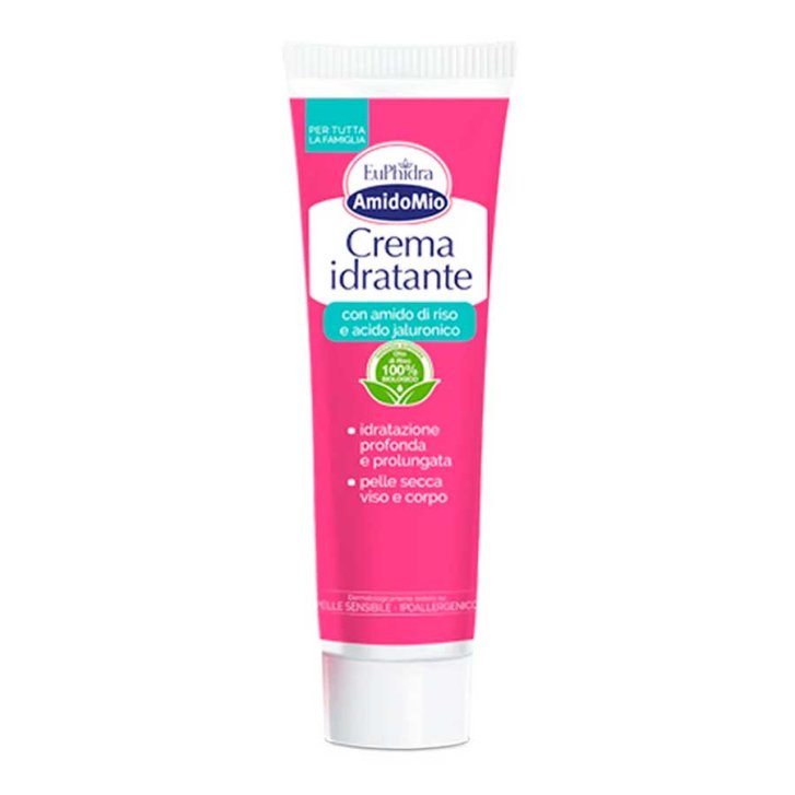 Euphidra Amidomio Crema Idratante con Amido di Riso 50 ml - Zeta Farmaceutici SpA