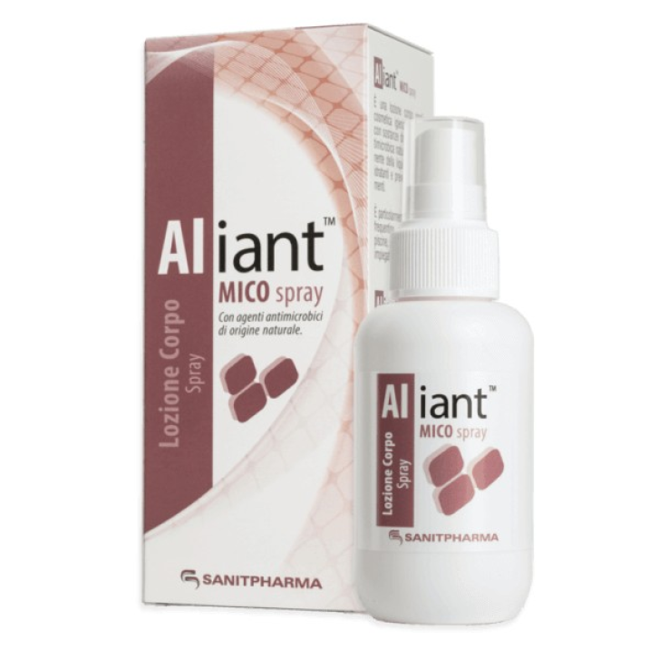 Aliant Mico Spray Lozione Corpo con Attività Antimicrobica 80 ml - Sanitpharma