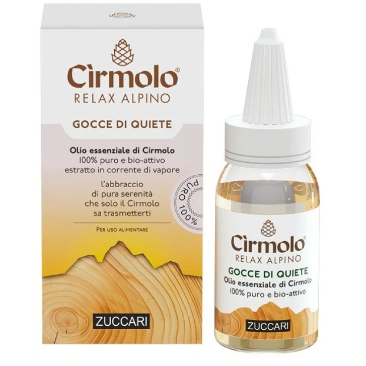 Cirmolo Gocce di Quiete Olio Essenziale 100% Puro Bio-Attivo 10 ml - Zuccari