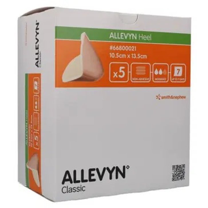 Allevyn Heel Medicazione Idrocellulare Sterile per Tallone 10,5x13,5 cm 5 Pezzi - Pharmaidea Allevyn Heel Medicazione Idrocellulare Sterile per Tallone 10,5x13,5 cm 5 Pezzi - Pharmaidea