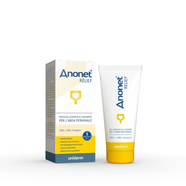 Anonet Relief Emulgel Lenitivo e Calmante per Prurito e Bruciore 25ml - Uniderm Anonet Relief Emulgel Lenitivo e Calmante per Prurito e Bruciore 25ml - Uniderm