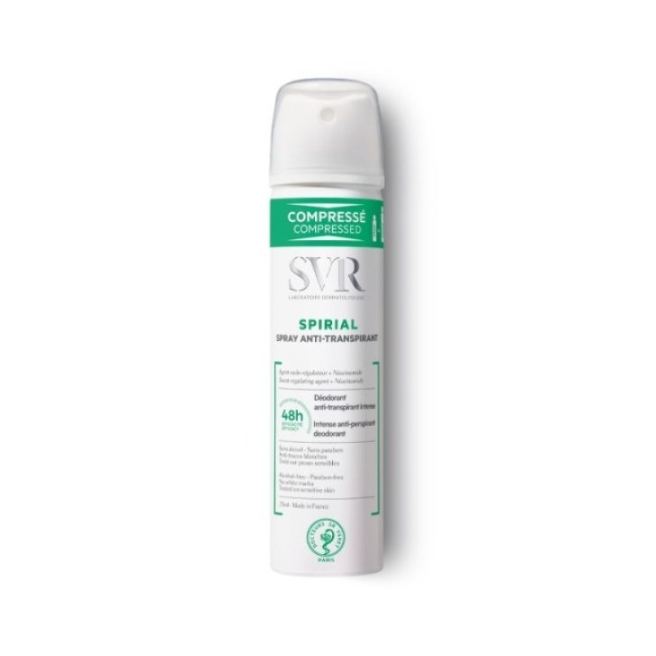 Spirial Spray Deodorante Anti-traspirante Intensivo 48h 75 ml - SVR Spirial Spray Deodorante Anti-traspirante Intensivo 48h 75 ml - SVR