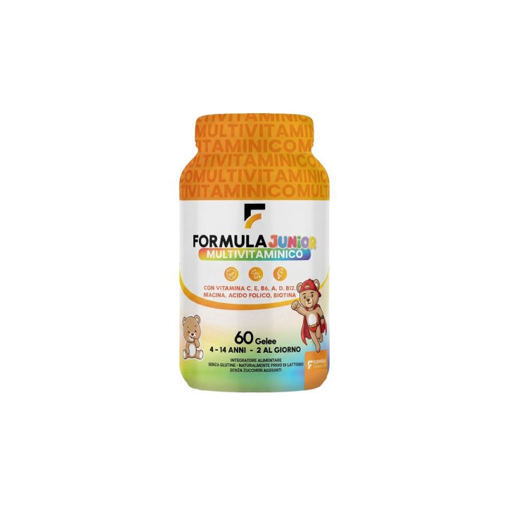 Formula Multivitaminico Junior Integratore per Bambini con Vitamine A C D E B6 B12 60 Gelee - SO.FARMA.MORRA SPA Formula Multivitaminico Junior Integratore per Bambini con Vitamine A C D E B6 B12 60 Gelee - SO.FARMA.MORRA SPA