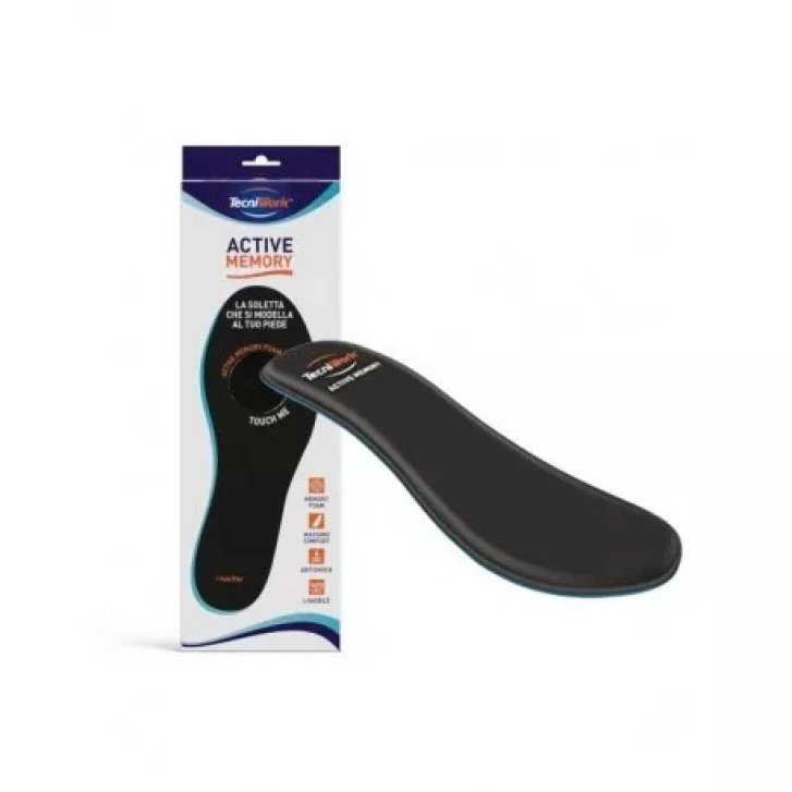 Active Memory Soletta con Tecnologia Memory Foam Taglia 42 1 Paio - Tecniwork