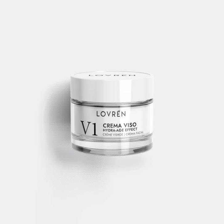 Lovren Crema Viso Hydra-Age Effect con Acido Ialuronico e Aloe Vera 30ml - Lovren