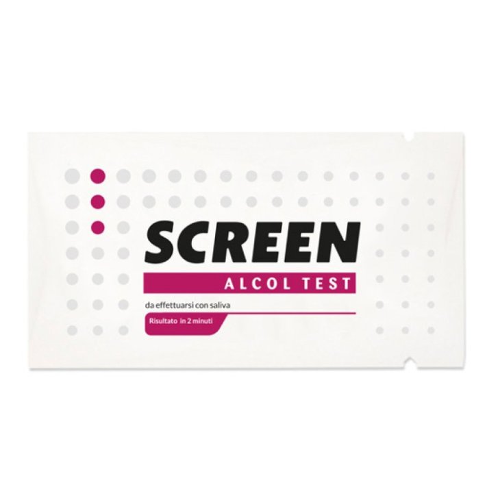 Screen Alcol Test Saliva Test Monouso per Rilevazione Alcol 1 Pezzo - Screen Italia