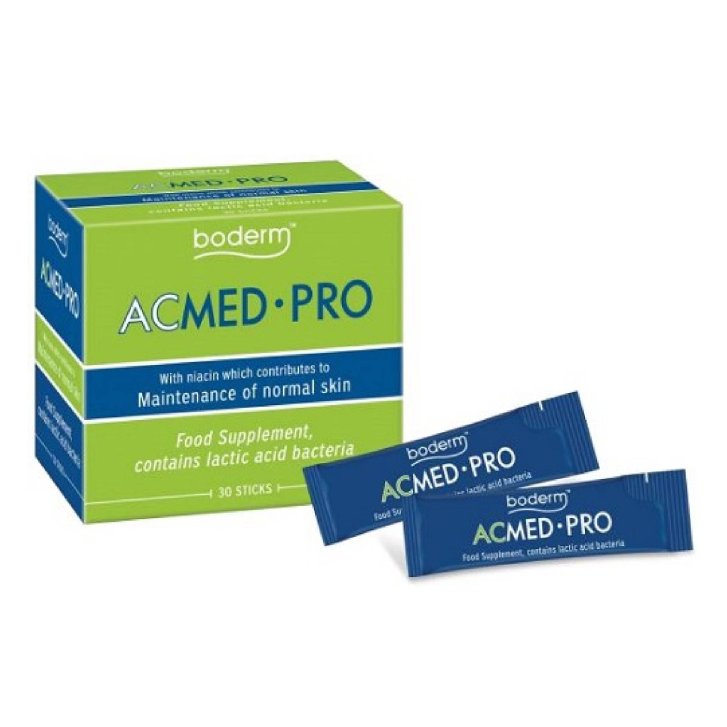 Acmed Pro Integratore per la Pelle con Probiotici e Niacina 30 Stick - Logofarma