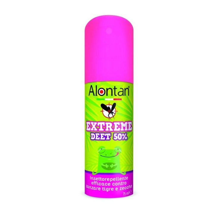 Alontan Extreme Spray Insettorepellente con DEET 50% 75 ml - Pietrasanta Pharma