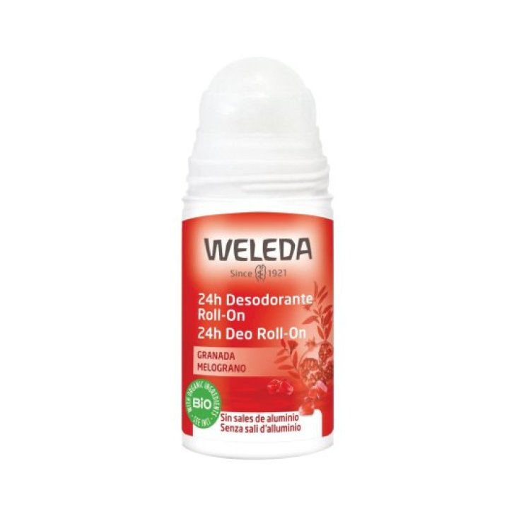 24h Deo Roll-on Melograno con Oli Essenziali Naturali 50ml - Weleda