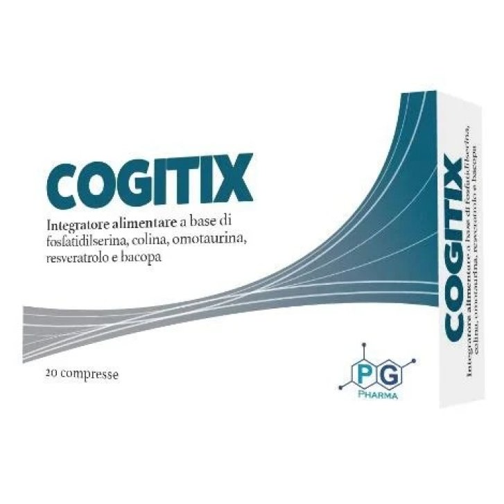 Cogitix Integratore per Memoria e Funzioni Cognitive 20 Compresse - PG Pharma