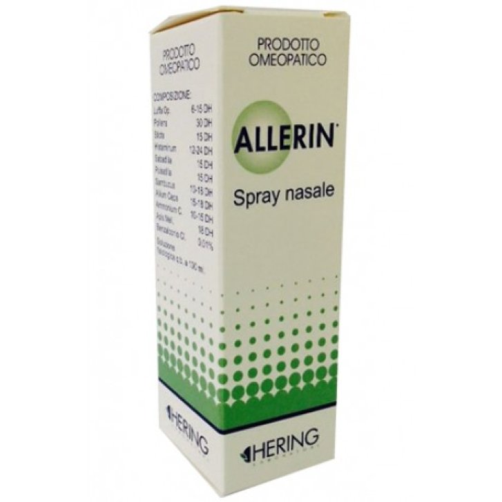 Allerin Spray Nasale Medicinale Omeopatico per Rinite Allergica e Pollinosi 15ml - Hering Allerin Spray Nasale Medicinale Omeopatico per Rinite Allergica e Pollinosi 15ml - Hering
