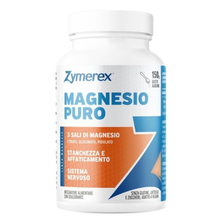 Zymerex Magnesio Puro Integratore con 3 Sali di Magnesio Alto Assorbimento 150 g - Wilco Farma Srl SU Zymerex Magnesio Puro Integratore con 3 Sali di Magnesio Alto Assorbimento 150 g - Wilco Farma Srl SU