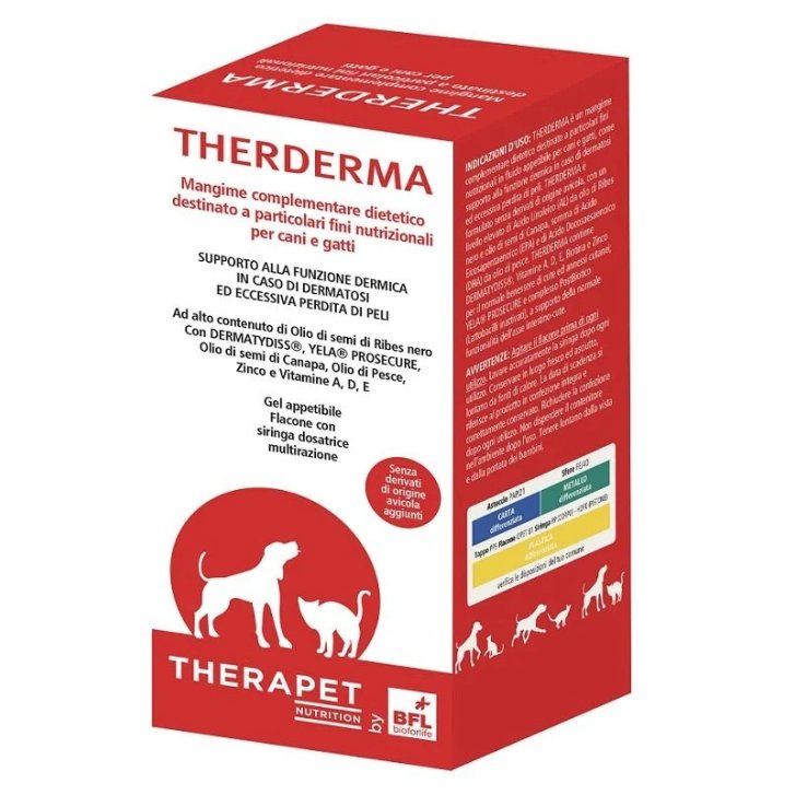 Therderma Os Mangime Complementare per Cane e Gatto Supporto Dermico 60 g - Bioforlife