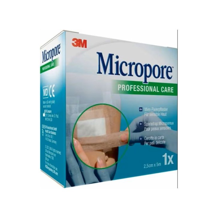 Cerotto in Carta Micropore Surgical Tape Ipoallergenico 25 mm x 5 m - 3M