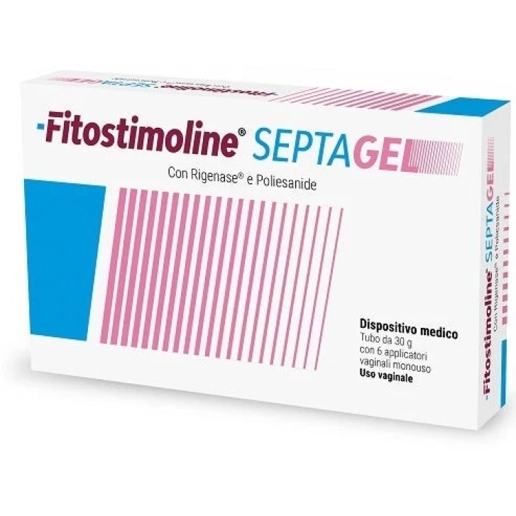 Fitostimoline Septagel Gel Vaginale con Poliesanide e Rigenase 30g con 6 Applicatori - Farmaceutici Damor