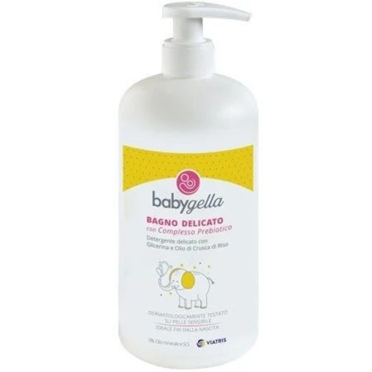 Babygella Bagno Delicato con Complesso Prebiotico 500 ml - Meda Pharma Babygella Bagno Delicato con Complesso Prebiotico 500 ml - Meda Pharma