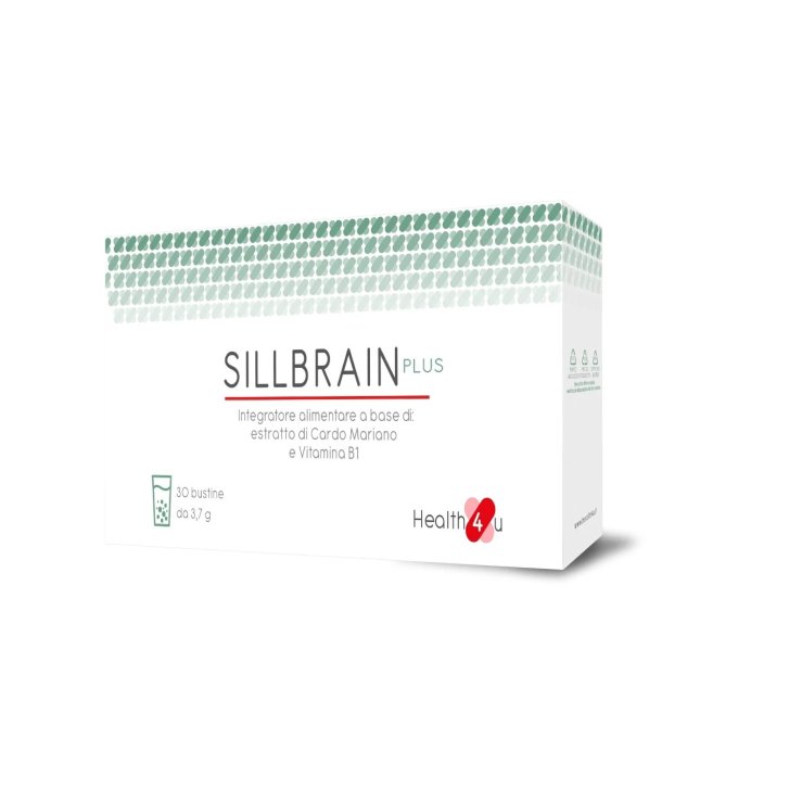Sillbrain Integratore Alimentare Neuroprotettivo con Cardo Mariano e Vitamina B1 30 Bustine - HEALTH4U