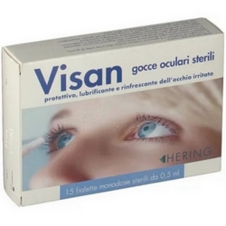 Visan Gocce Oculari Sterili Protettive e Lubrificanti 15 Fiale da 0,5 ml - Hering
