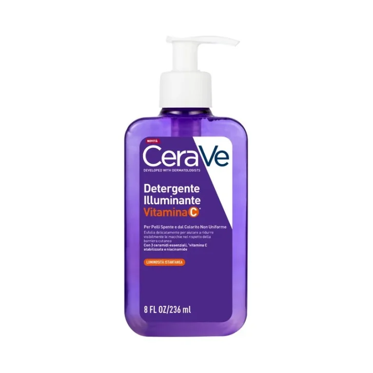 Cerave Detergente Illuminante con Vitamina C e Niacinamide 236 ml - Cerave