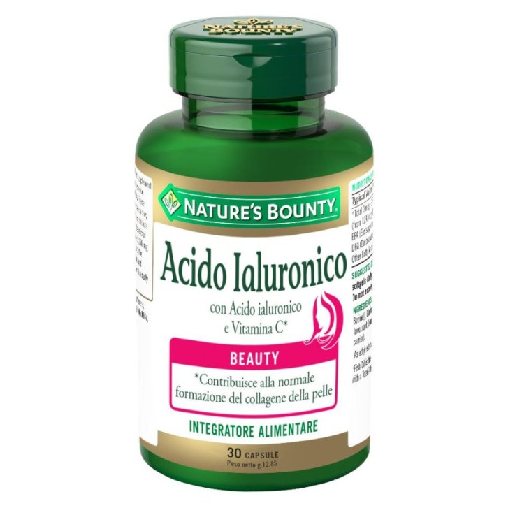 Acido Ialuronico Integratore con Vitamina C 30 Capsule - Nature\'s Bounty