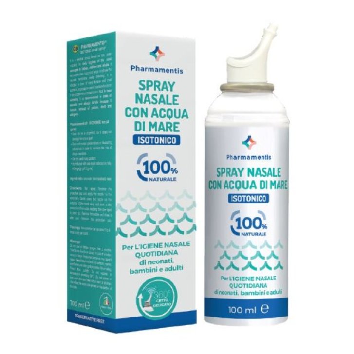 Pharmamentis Spray Nasale con Acqua di Mare Isotonico 100 ml - Pharmamentis