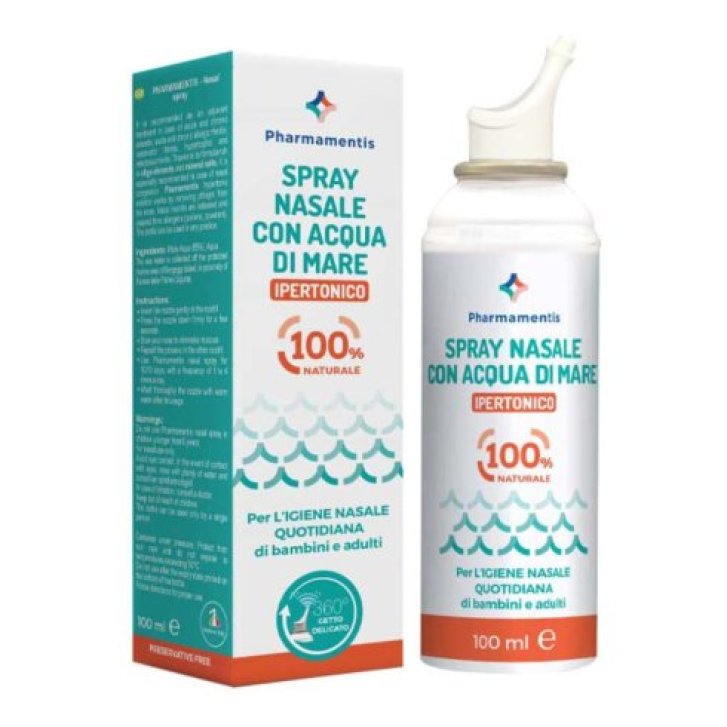 Pharmamentis IperTonico Spray Nasale con Acqua di Mare 100 ml - Pharmamentis