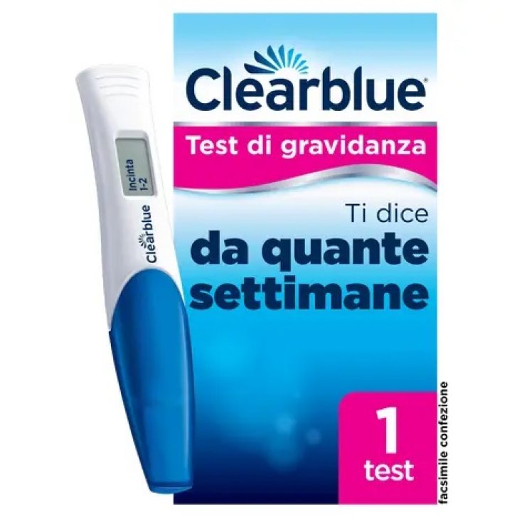 Clearblue Test Di Gravidanza Digitale Con Indicatore Delle Settimane 1 Test - Clearblue