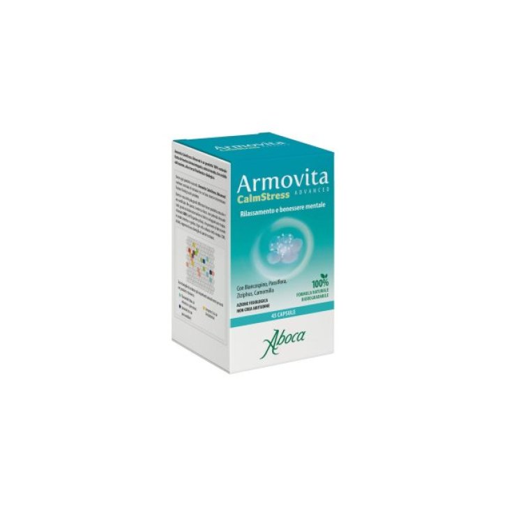Armovita Calmstress Advanced Integratore per Rilassamento e Benessere Mentale 65 ml - Aboca