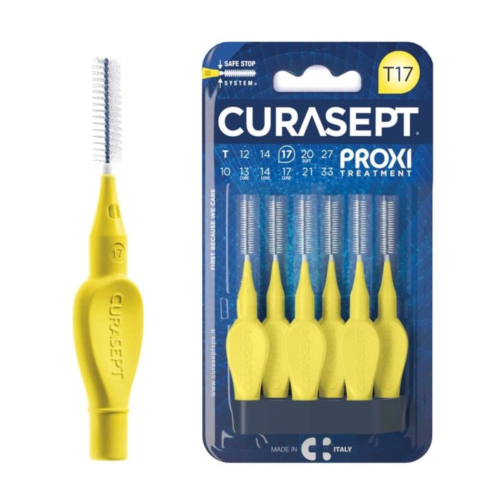 Curasept Proxi T17 Scovolino Interdentale per Spazi Stretti 6 Pezzi - Curasept