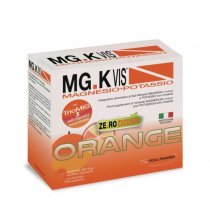 Mgk Vis Orange Zero Zuccheri Integratore di Magnesio Potassio e Creatina 30 Bustine - Pool Pharma