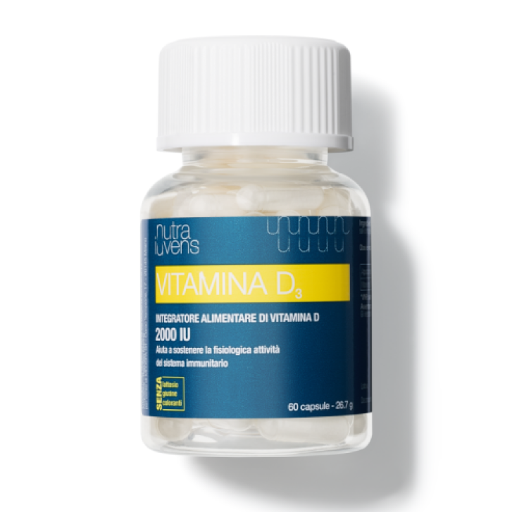 Miamo Vitamina D3 2000 UI Integratore per Sistema Immunitario e Ossa 60 Capsule - MedSpa Srl Miamo Vitamina D3 2000 UI Integratore per Sistema Immunitario e Ossa 60 Capsule - MedSpa Srl