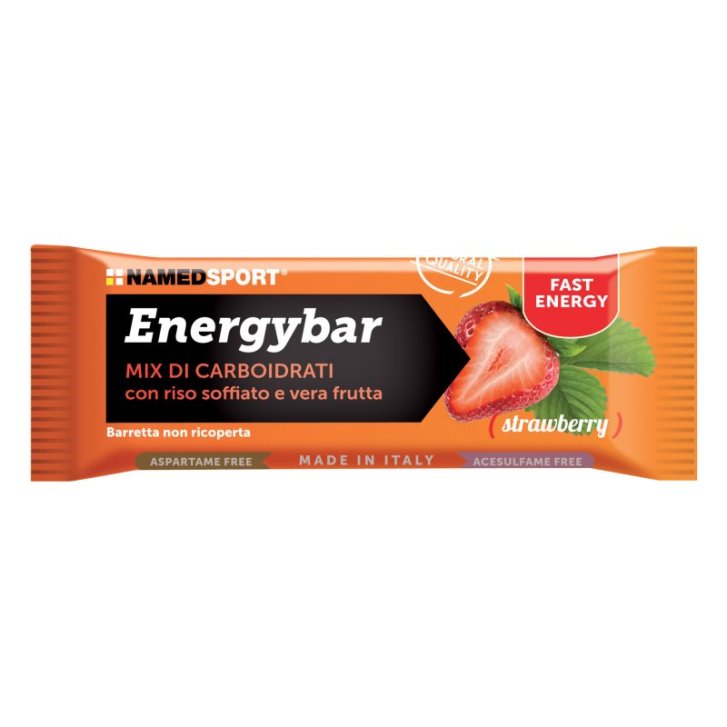 Energybar Barretta Energetica con Carboidrati e Purea di Fragola 35 g - Named Sport Energybar Barretta Energetica con Carboidrati e Purea di Fragola 35 g - Named Sport