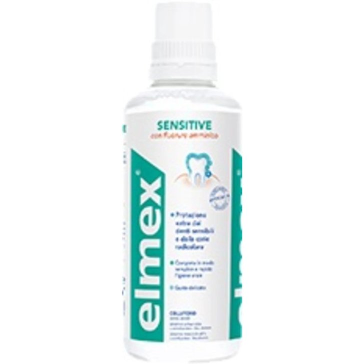 Elmex Collutorio Sensitive per Denti Sensibili e Prevenzione Carie 100 ml - Elmex