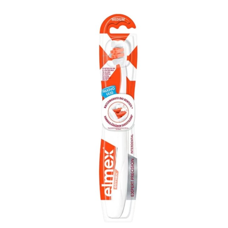 Elmex Expert Precision Carie Spazzolino Manuale con Setole a X 1 Pezzo - Colgate-Palmolive