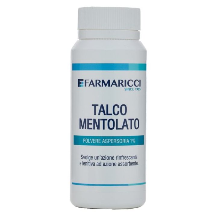 Talco Mentolato 1% Polvere Rinfrescante e Lenitiva 100g - Farmaricci Since 1905 Talco Mentolato 1% Polvere Rinfrescante e Lenitiva 100g - Farmaricci Since 1905