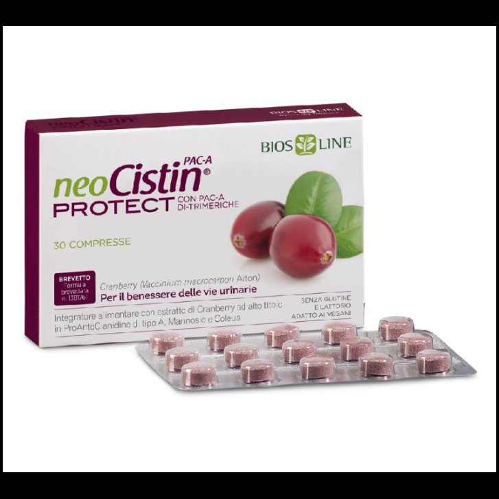 NeoCistin PAC-A Protect Integratore per Vie Urinarie con Cranberry e D-Mannosio 30 Compresse - Bios Line