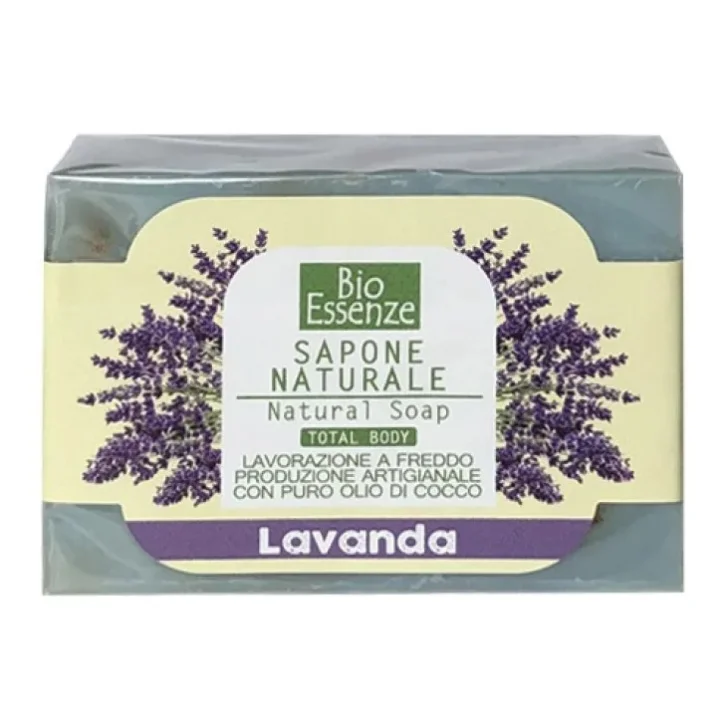 Sapone Naturale alla Lavanda per Pelli Sensibili 100 g - Bioessenze