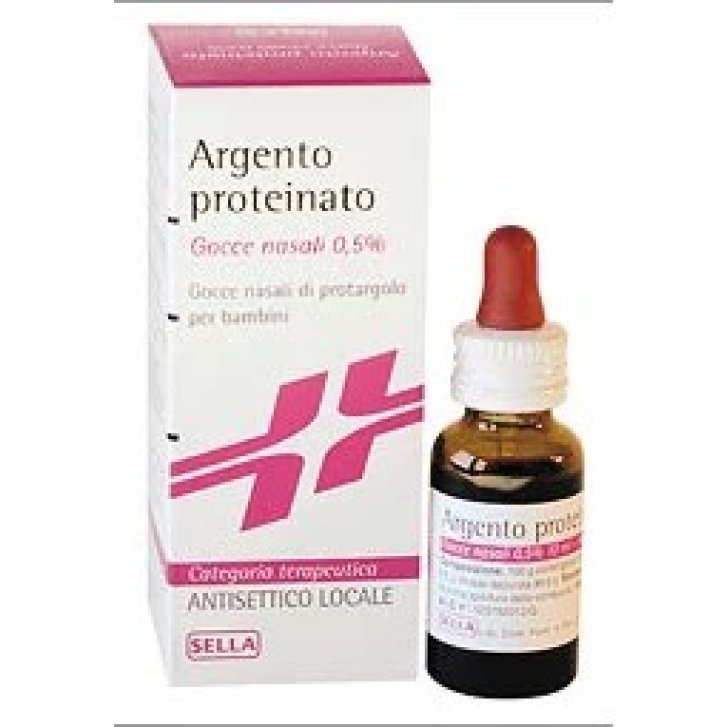 Argento Proteinato Sella 0,5% Gocce Nasali e Auricolari Soluzione 10 ml - Sella Srl