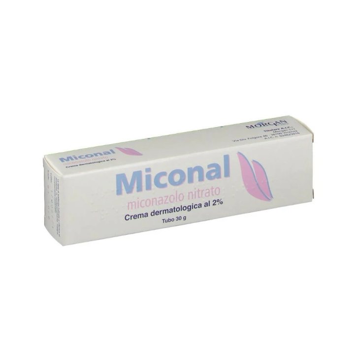 Miconal Crema Derm 30g 2% Antimicotico per Infezioni Cutanee e Unghie - Morgan Srl Miconal Crema Derm 30g 2% Antimicotico per Infezioni Cutanee e Unghie - Morgan Srl
