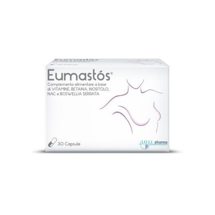 Eumastos Integratore per Tensione Mammaria con Boswellia e Vitamine B 30 Capsule - Lo.Li.Pharma