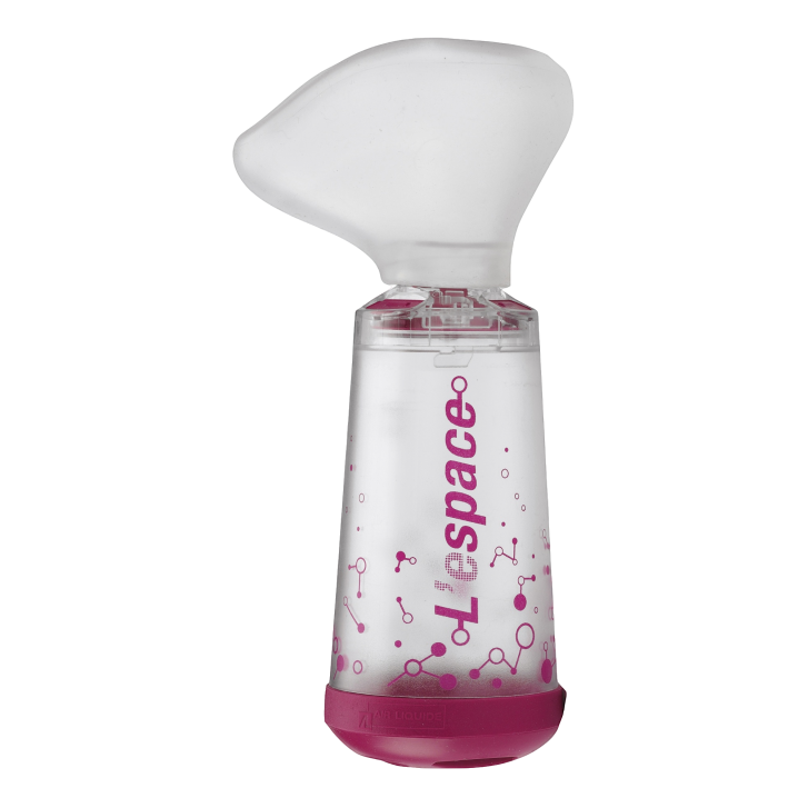L\'espace Camera Distanziatrice con Maschera per Adulti Magenta 220 ml - Air Liquide